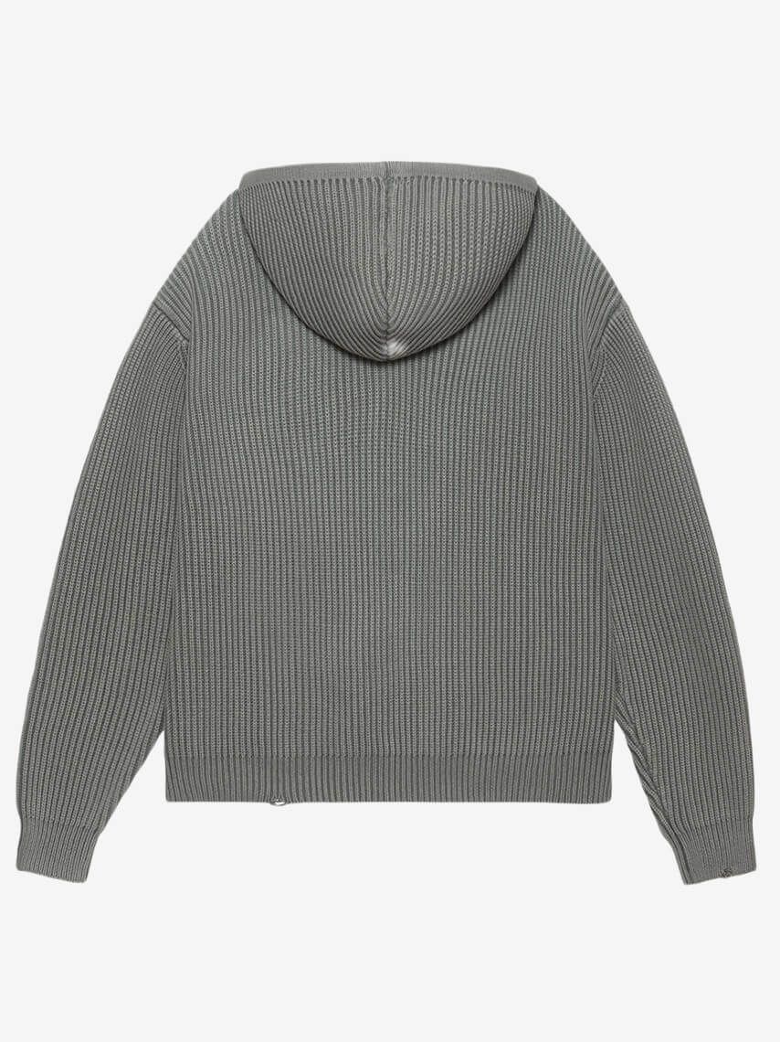 BRÛLER D’AMOUR — Худи Zip Blesser Grey (Garment Wash)
