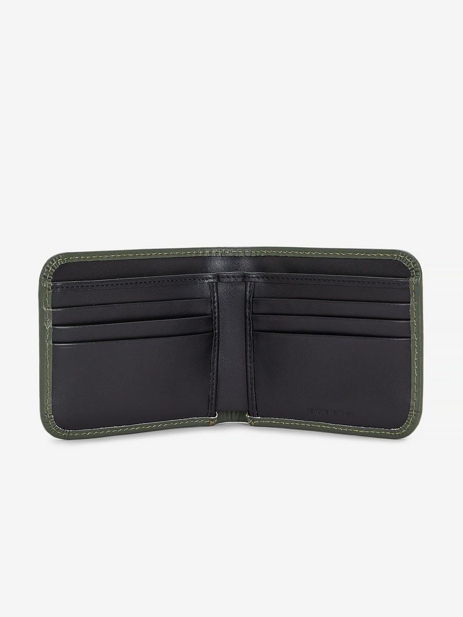 FRED PERRY — Кошелек Smooth Leather Billfold Wallet Laurel Green Wreath