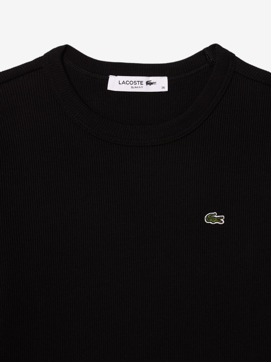 LACOSTE — Лонгслив W Slim Fit Black