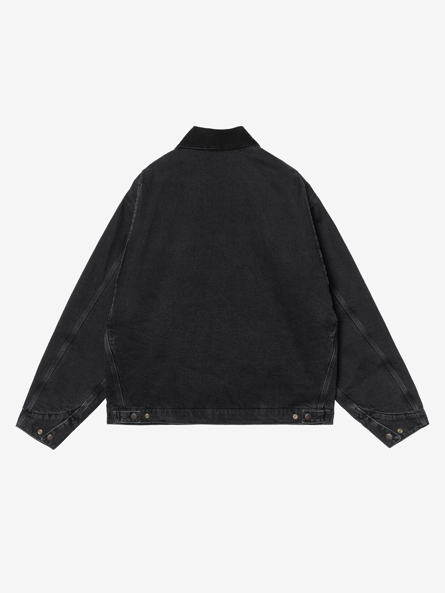 CARHARTT WIP — Куртка OG Detroit Black//Black (Stone Washed)