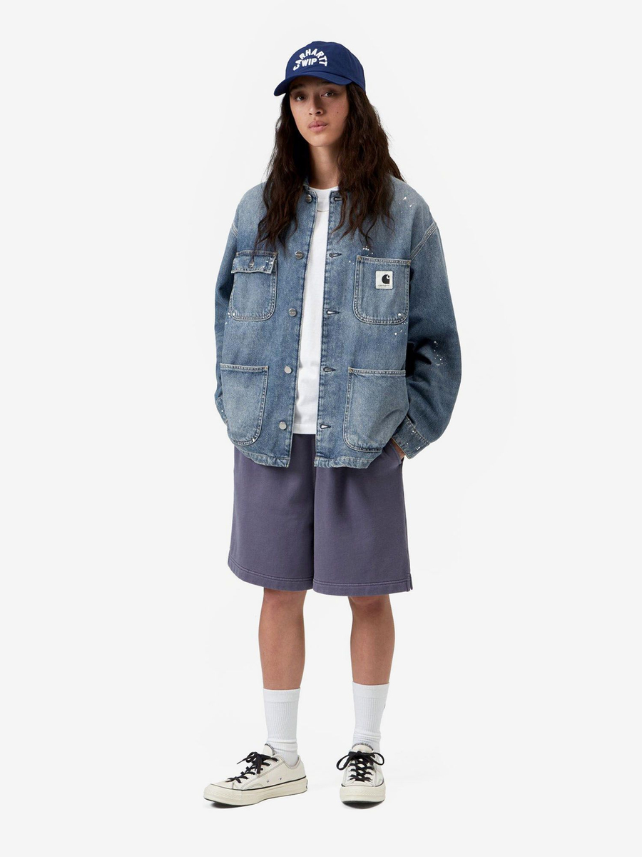 CARHARTT WIP — Куртка W' OG Michigan Coat Blue (Destroy Wash, Splatter)