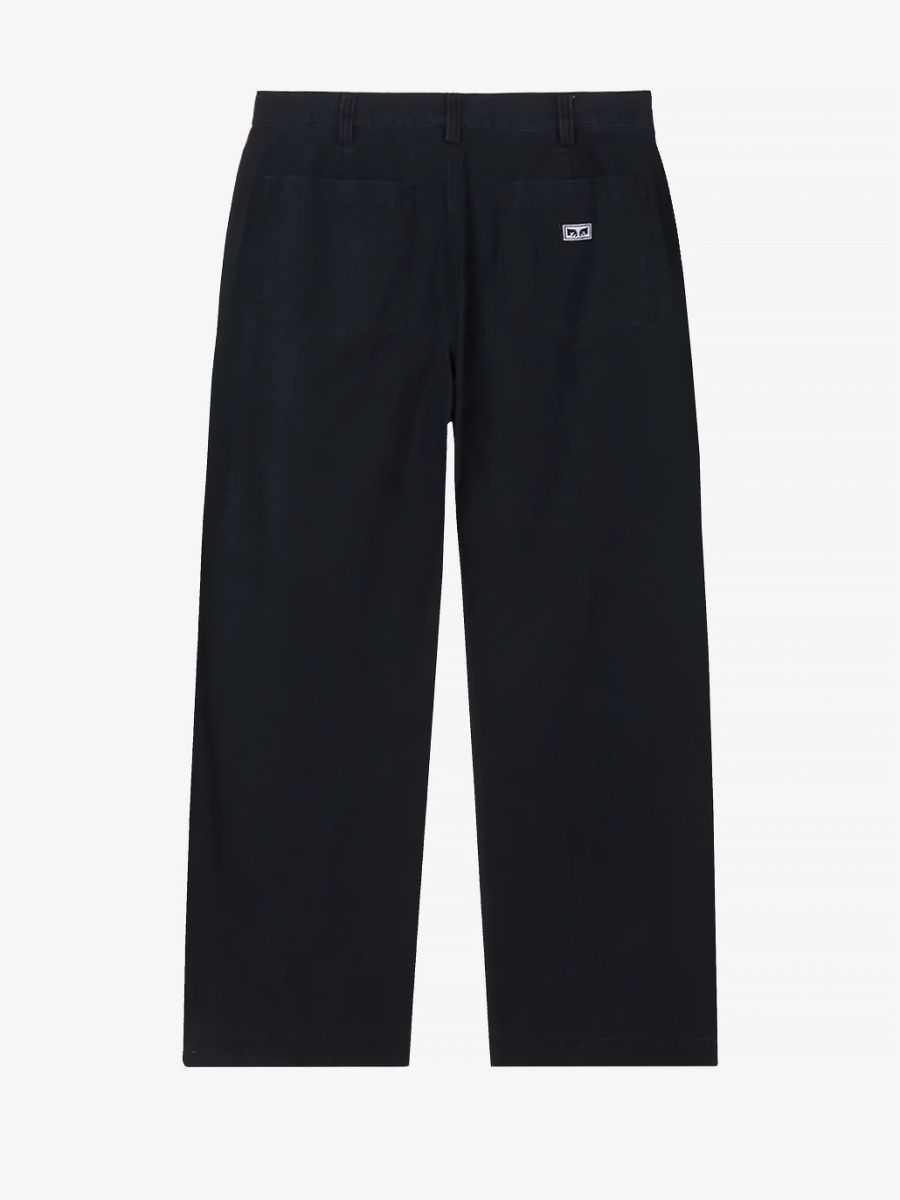 OBEY — Штаны Baggy Utility Pant Anthracite Faded Wash