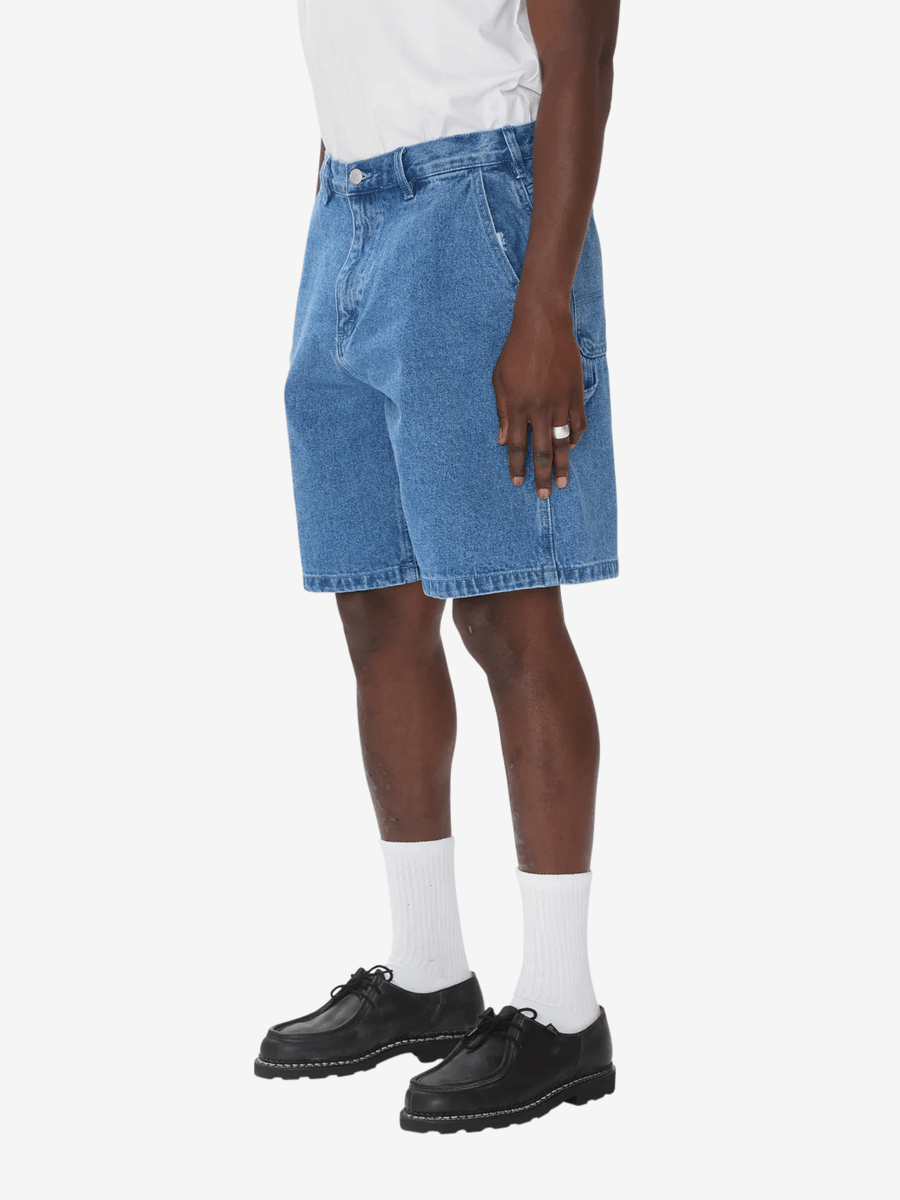 OBEY — Шорты Bigwig Baggy Denim Light Indigo