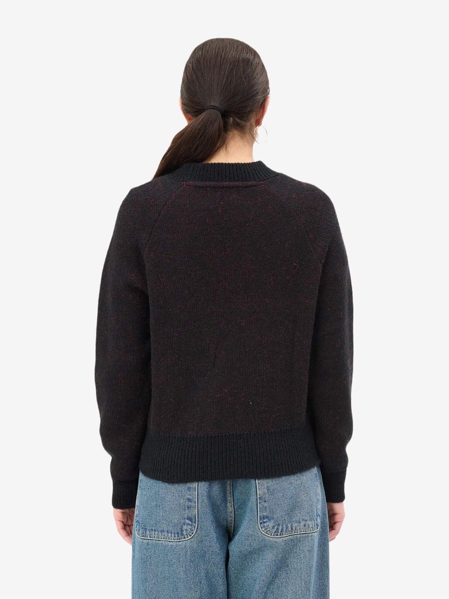 CARNE BOLLENTE — Свитер  Fuzzy Love Black/Red