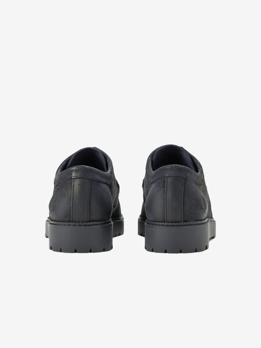 FRED PERRY — Ботинки Kenney Low Waxed Suede Anchor Grey
