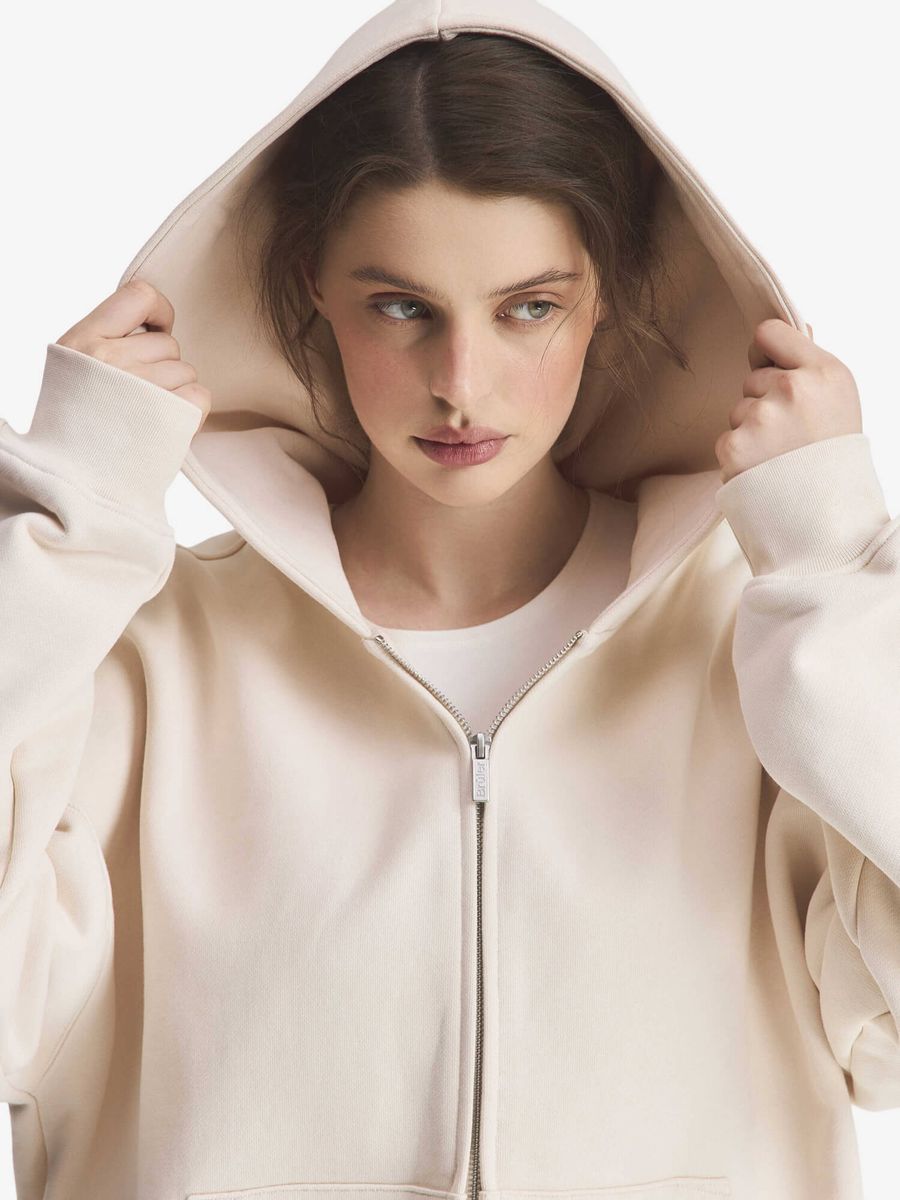 BRÛLER D’AMOUR — Худи Milk White