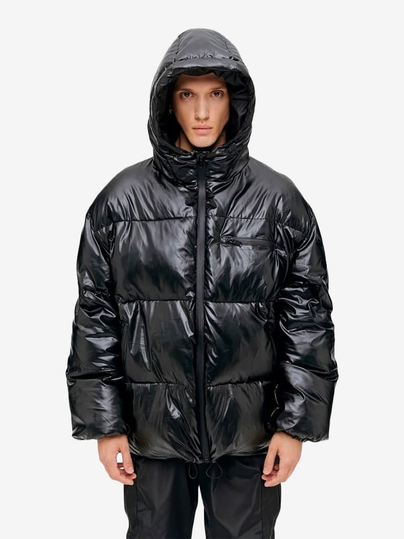 ZNY — Куртка Пуховик Hooded AW23 Black