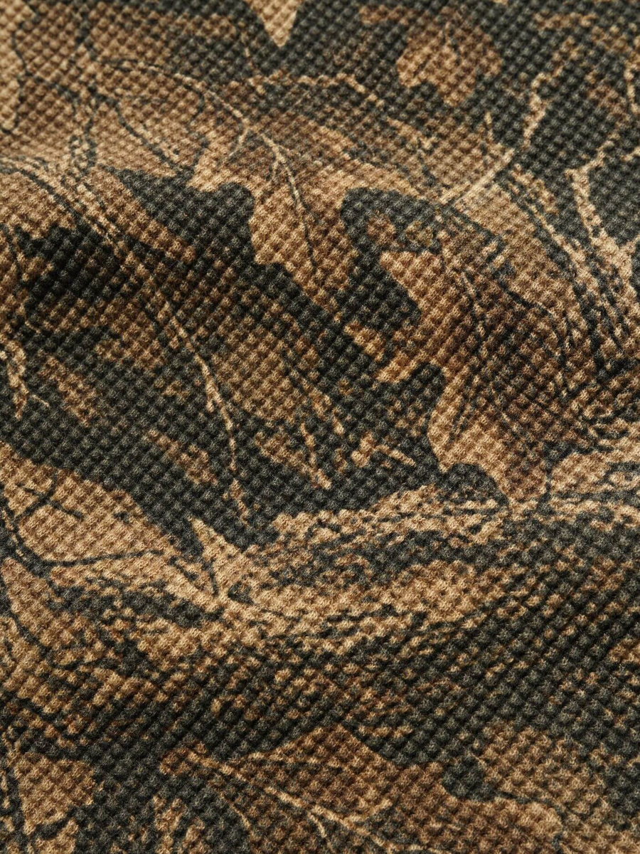 BUTTER GOODS — Лонгслив Waffle L/S Top Forest Camo