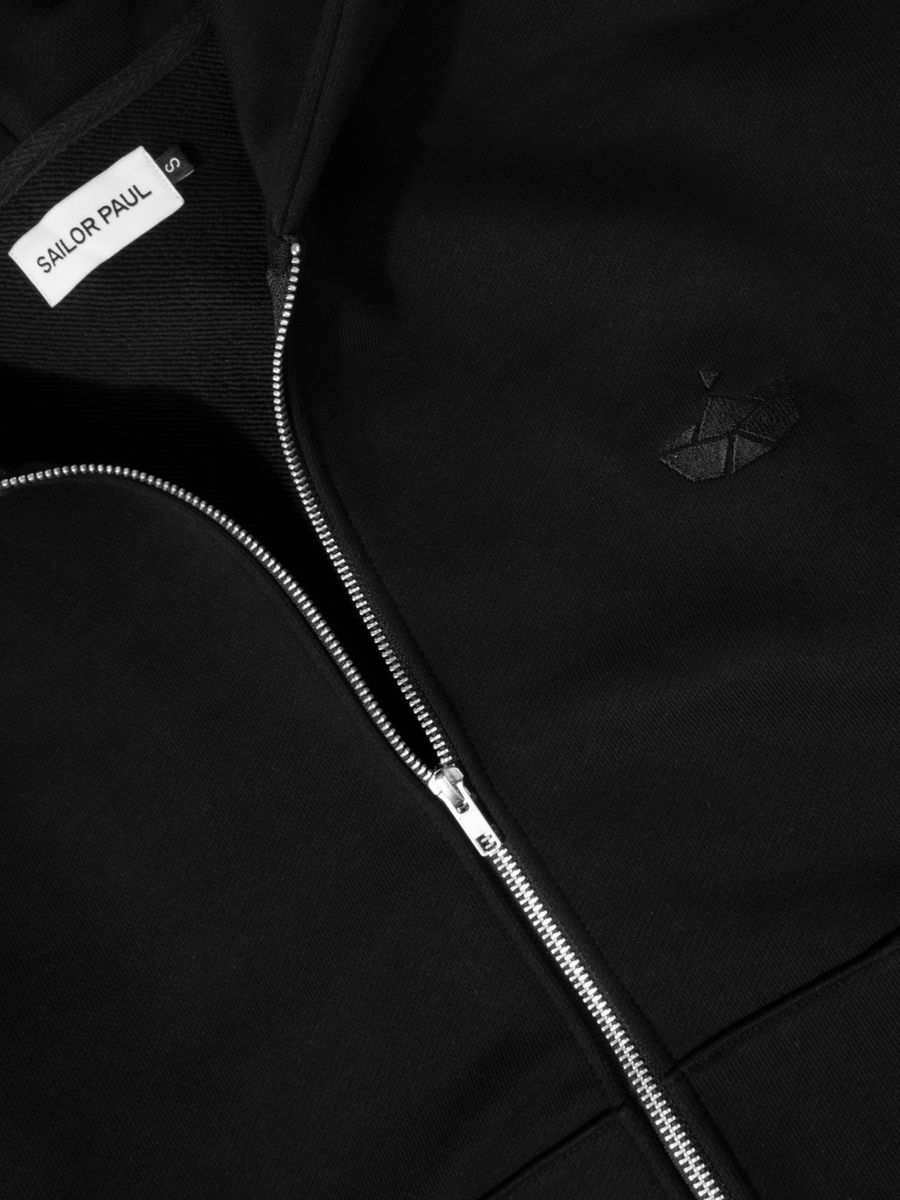 SAILOR PAUL — Худи Zip Emb Logo Черный