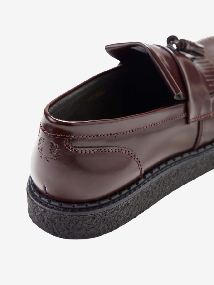 FRED PERRY — Туфли Leather Tassel Loafer Oxblood