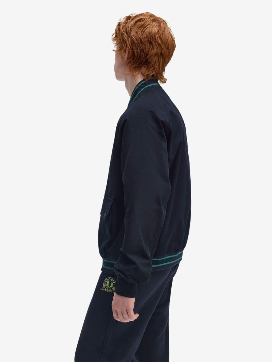 FRED PERRY — Куртка Tennis Badge Bomber Jacket Navy