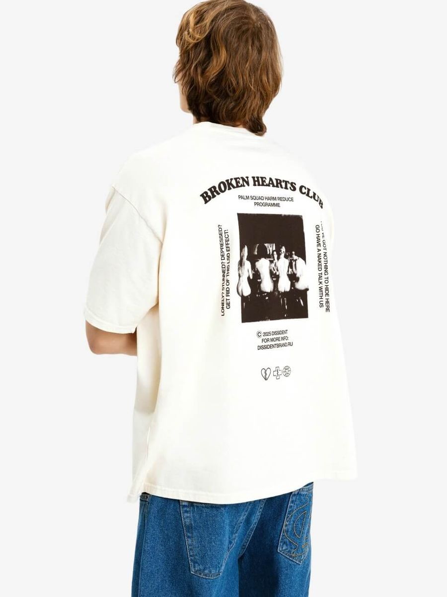 DISSIDENT — Футболка BHC Dyed Tee Champagne