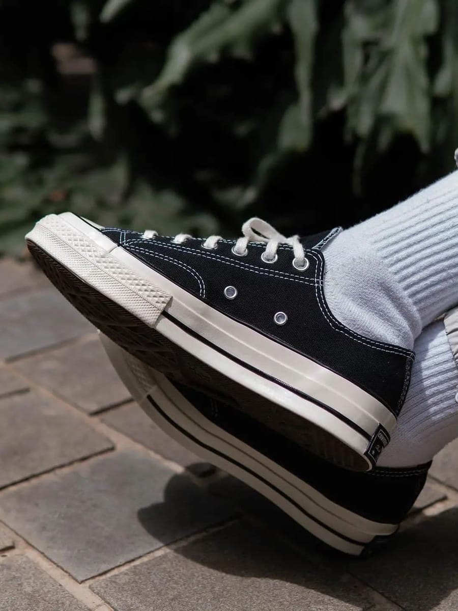 CONVERSE — Обувь Chuck Taylor 70 OX Low Black/Egret
