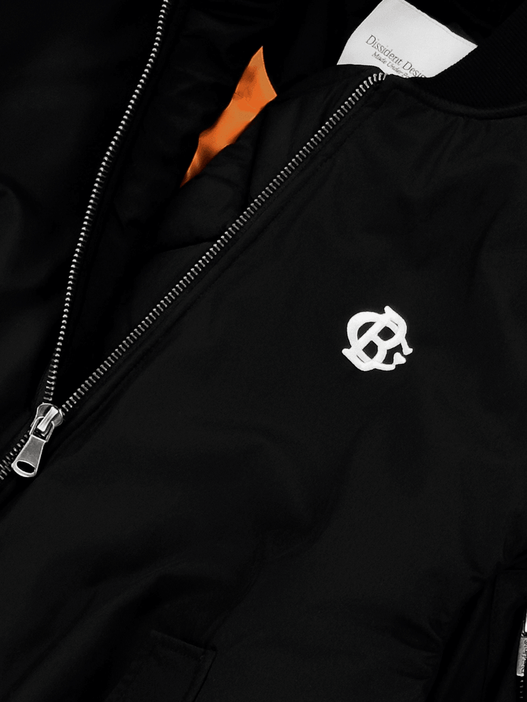 DISSIDENT — Куртка Coat of Hearts Oversized Bomber Black