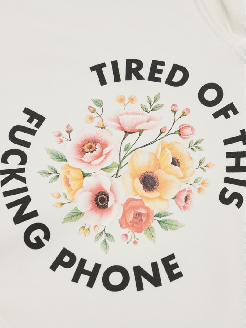 ZNY — Худи Tired ss25 White