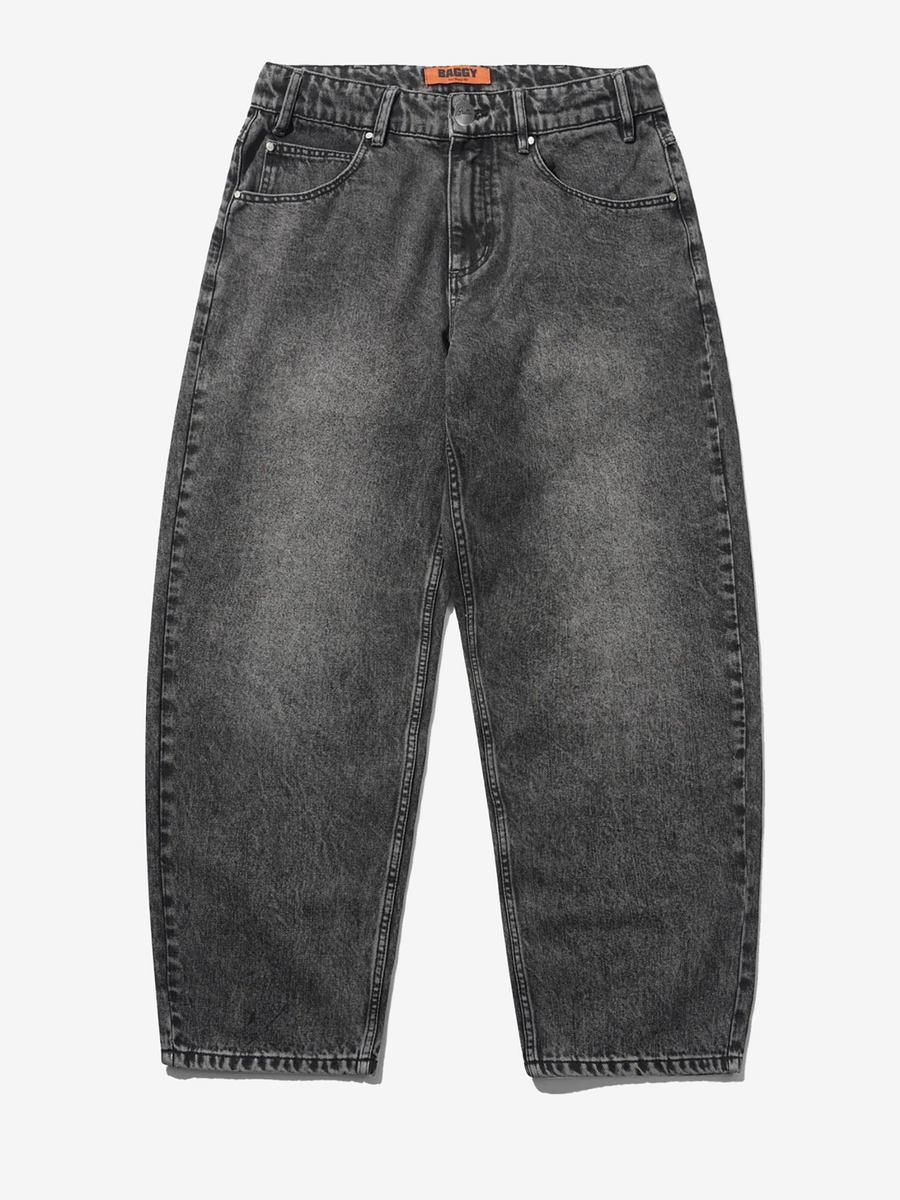 BUTTER GOODS — Джинсы Drummer Baggy Denim Jeans Streaky Black
