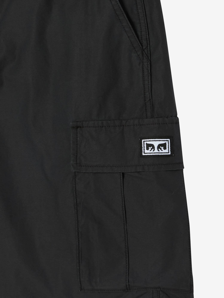 OBEY — Шорты Classic Cargo Short Black Faded Wash
