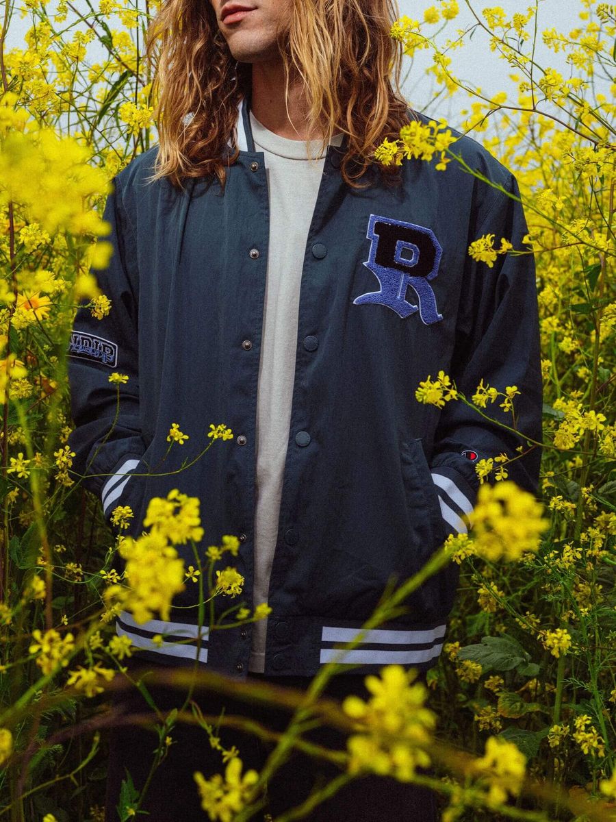 RIPNDIP — Куртка Athletics Stadium Jacket Navy