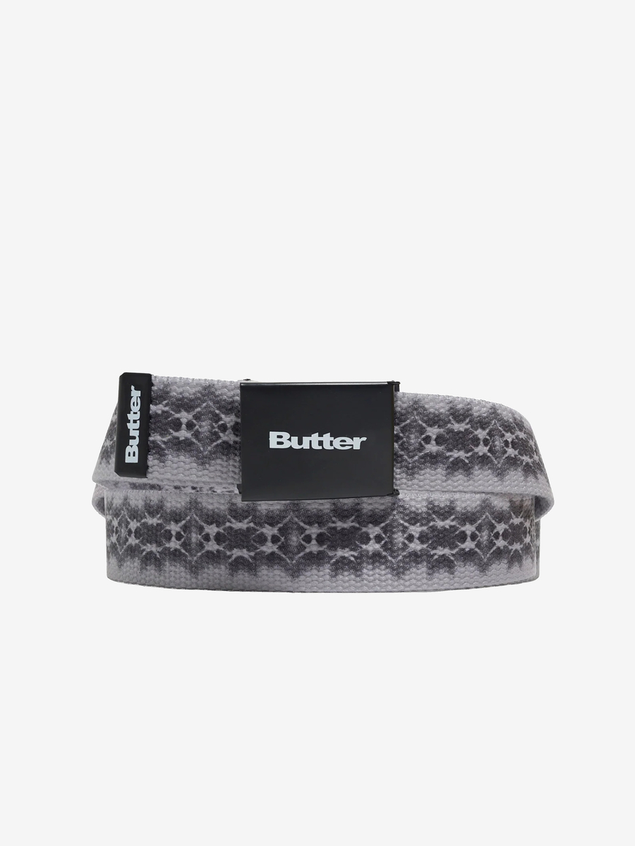 BUTTER GOODS — Ремень Logo Woven Belt Grey