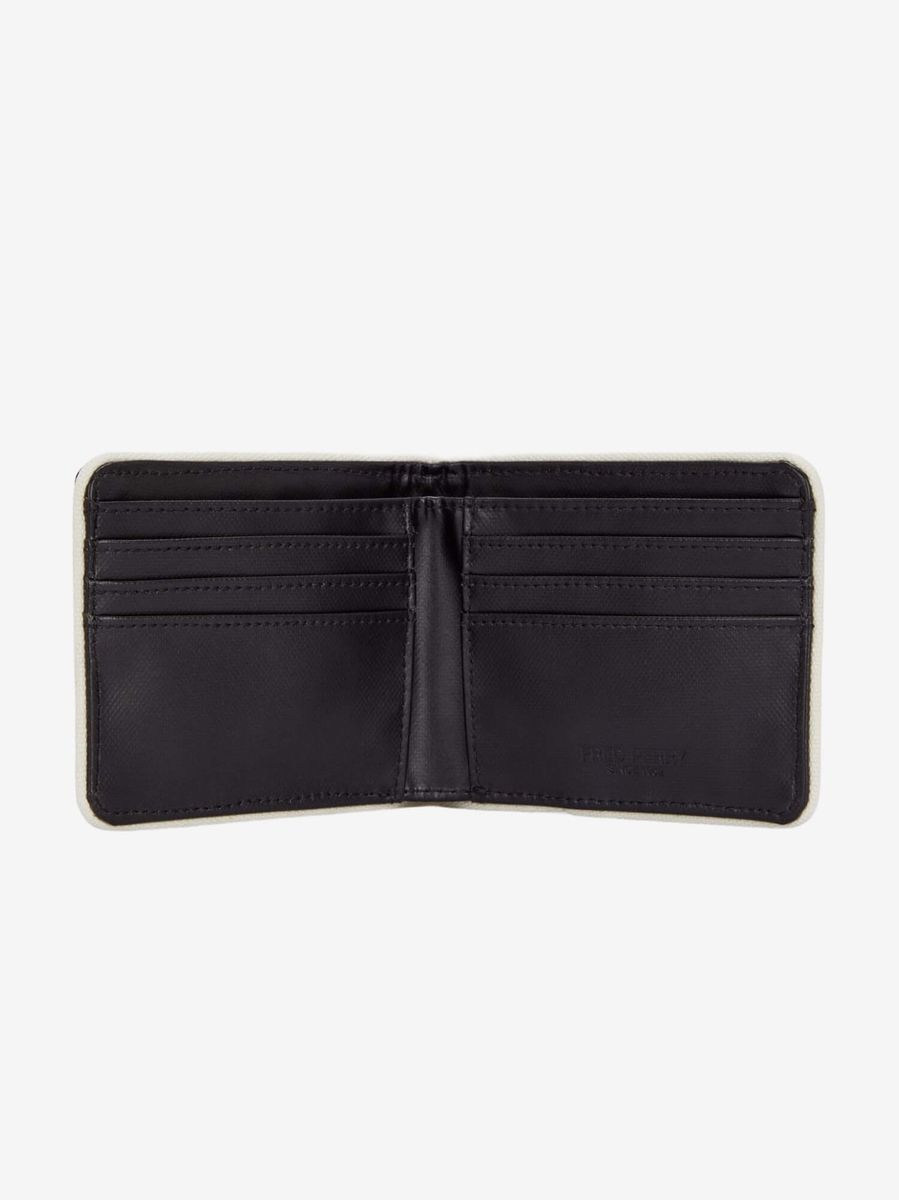 FRED PERRY — Кошелек Classic Zip Around Wallet Black/Ecru