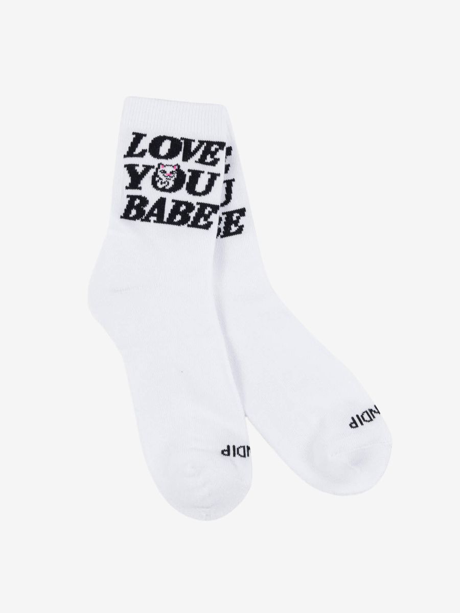 RIPNDIP — Носки Love You Mid White