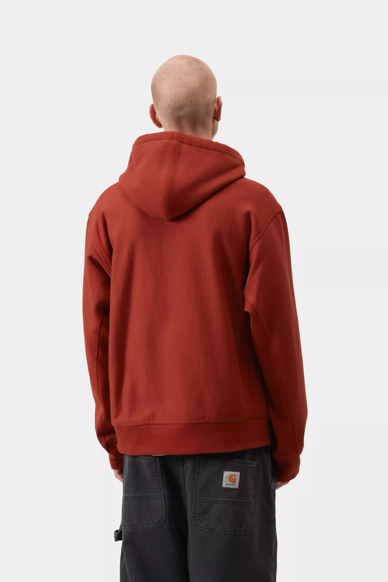CARHARTT WIP — Худи American Script Oxide Red