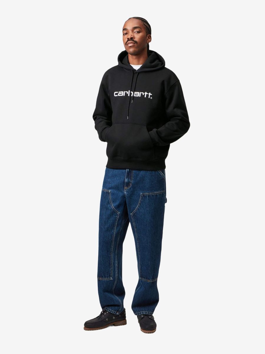 CARHARTT WIP — Худи Hooded Carhartt Black/White
