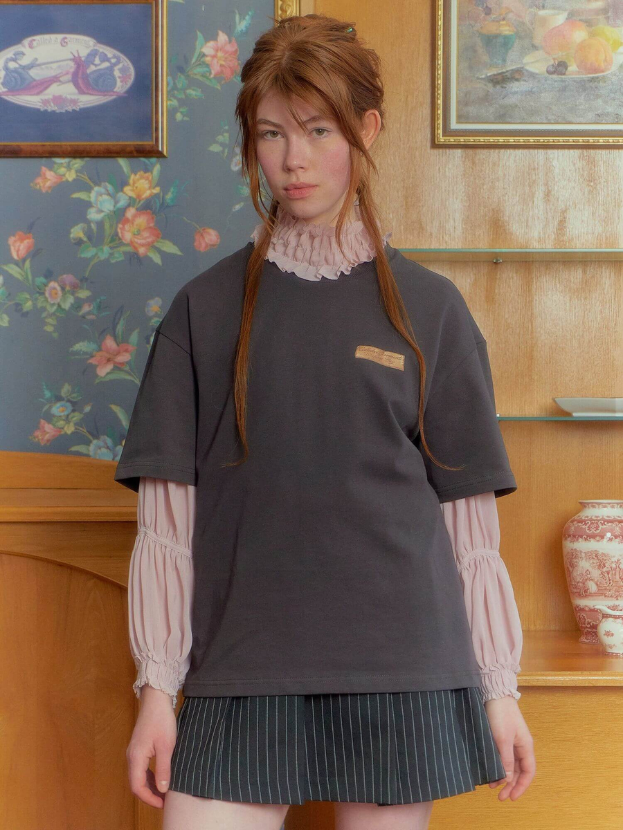 CALLED A GARMENT — Футболка Bug Темно-Серый