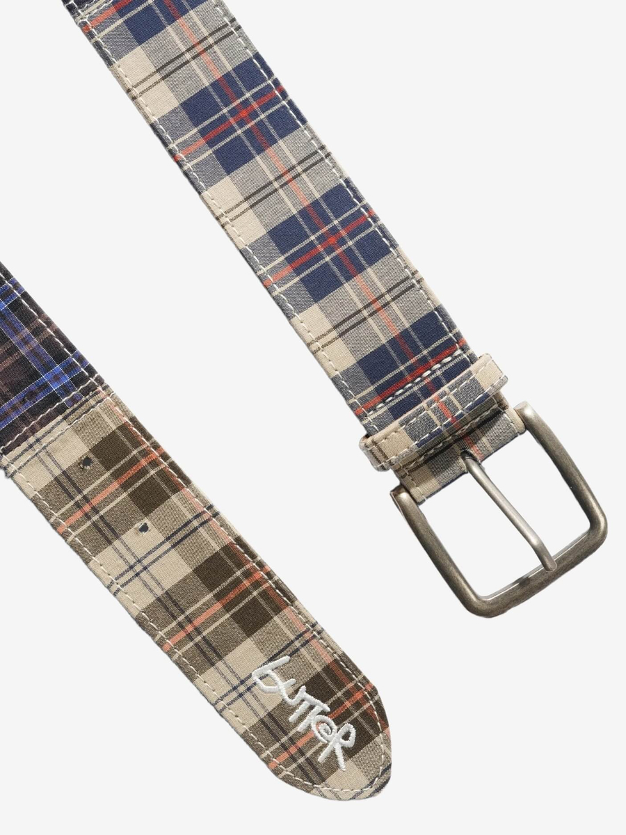 BUTTER GOODS — Ремень Plaid Belt Patchwork Plaid