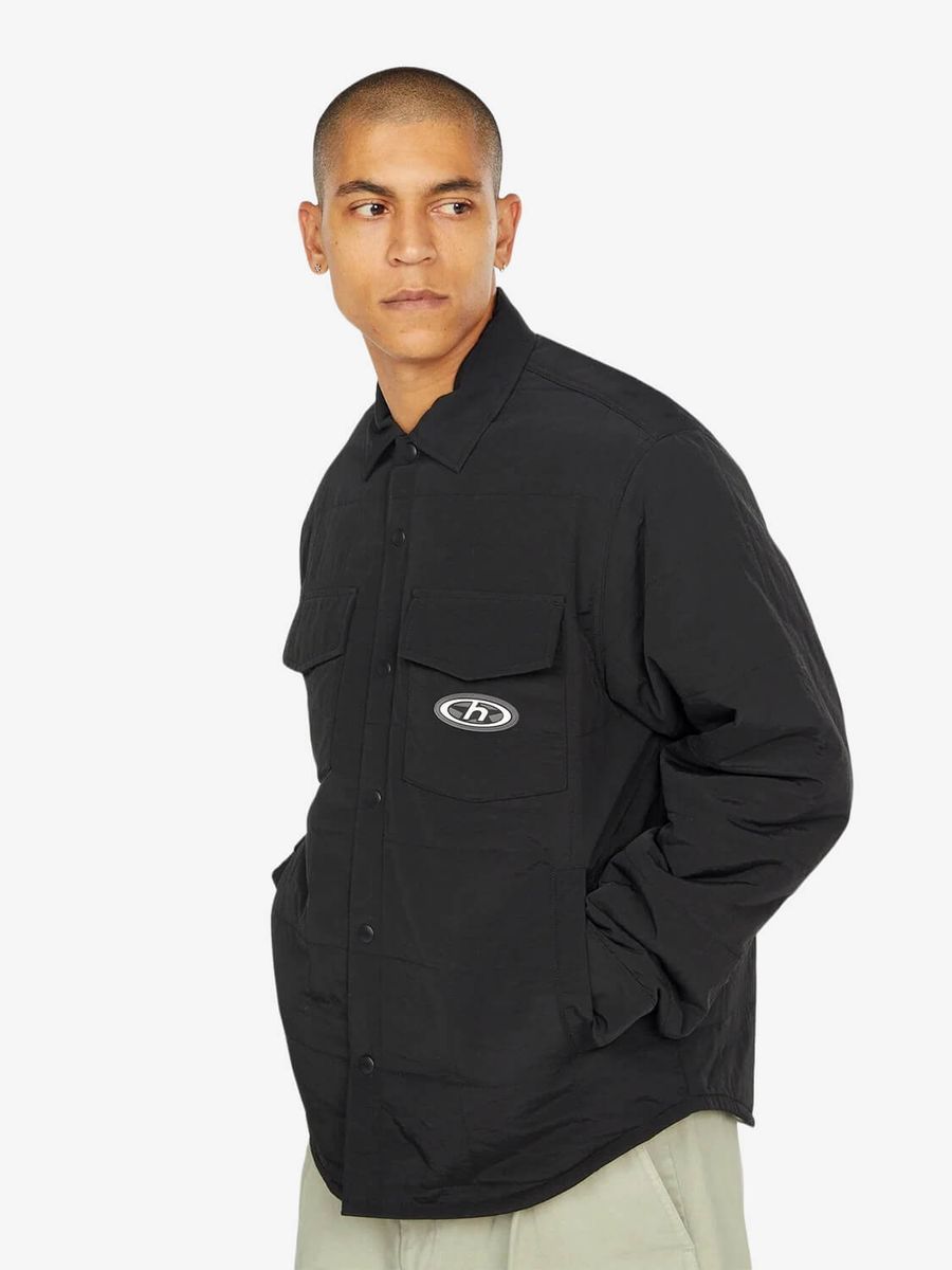 HUF — Рубашка Villard Shacket Black