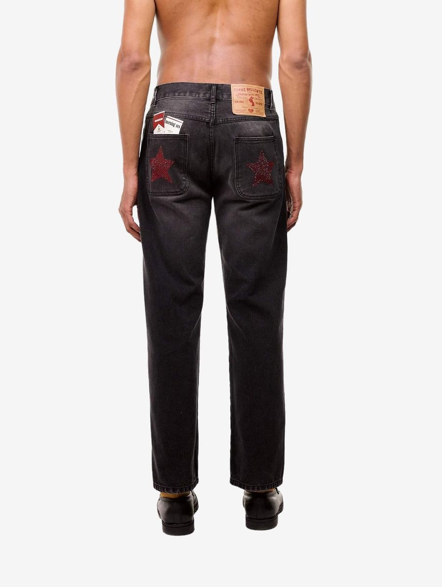 CARNE BOLLENTE — Джинсы Lucky Stars & Lucky Strikes Black