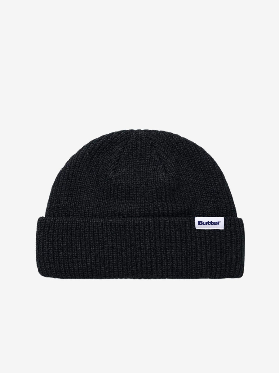BUTTER GOODS — Шапка Wharfle Beanie Black