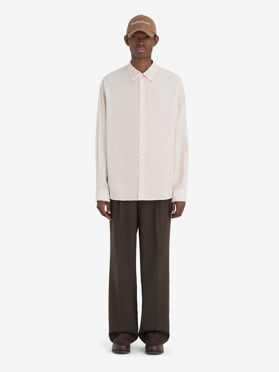 ÉTUDES STUDIO — Рубашка Relax Shirt E Striped Off White