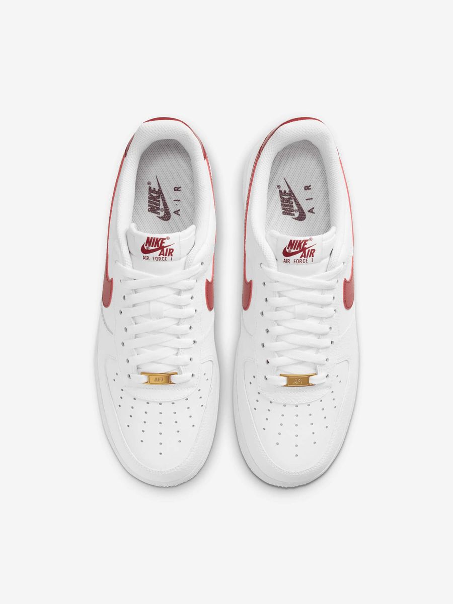 NIKE — Кроссовки Air Force 1 '07 Low White/Team Red
