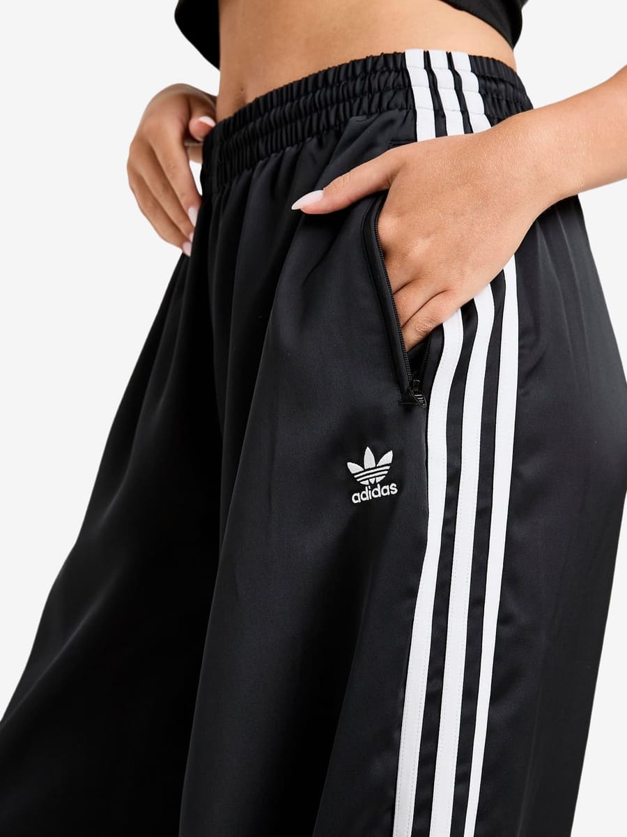 ADIDAS ORIGINALS — Штаны W Adicolor Wide-Leg Black