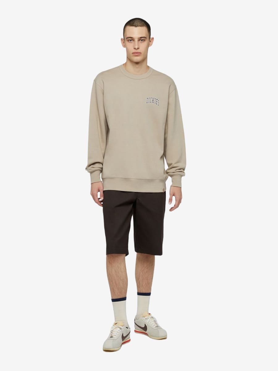DICKIES — Свитшот Aitkin Chest Sweat Sandstone