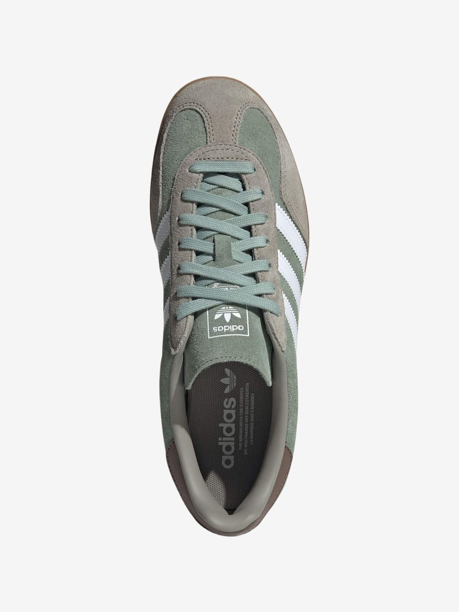 ADIDAS ORIGINALS — Gazelle Indoor Silver Pebble/Silver Green