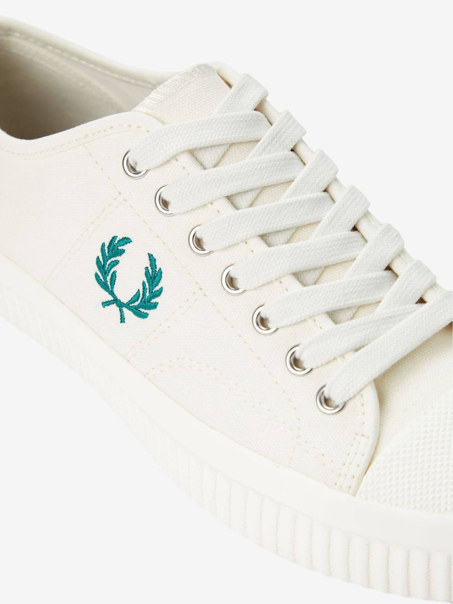 FRED PERRY — Обувь Low Hughes Light Ecru/Green