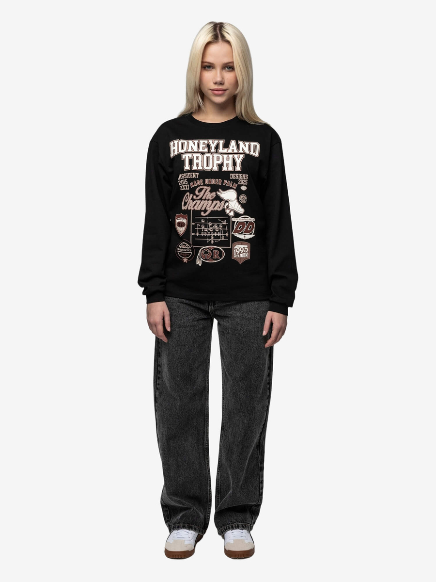 DISSIDENT — Лонгслив Trophy ss25 Black