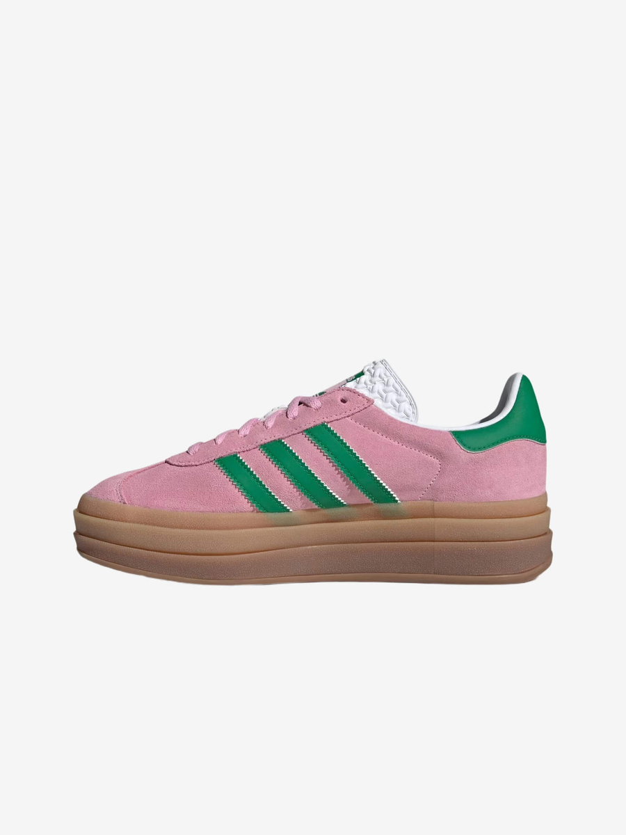 ADIDAS ORIGINALS — Gazelle Bold True Pink/Green/White