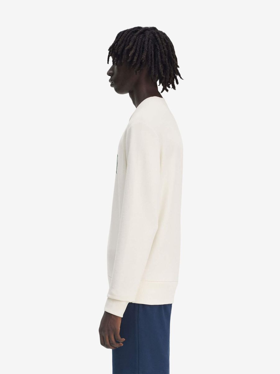 FRED PERRY — Свитшот Embroidered Champion Ecru Sweat