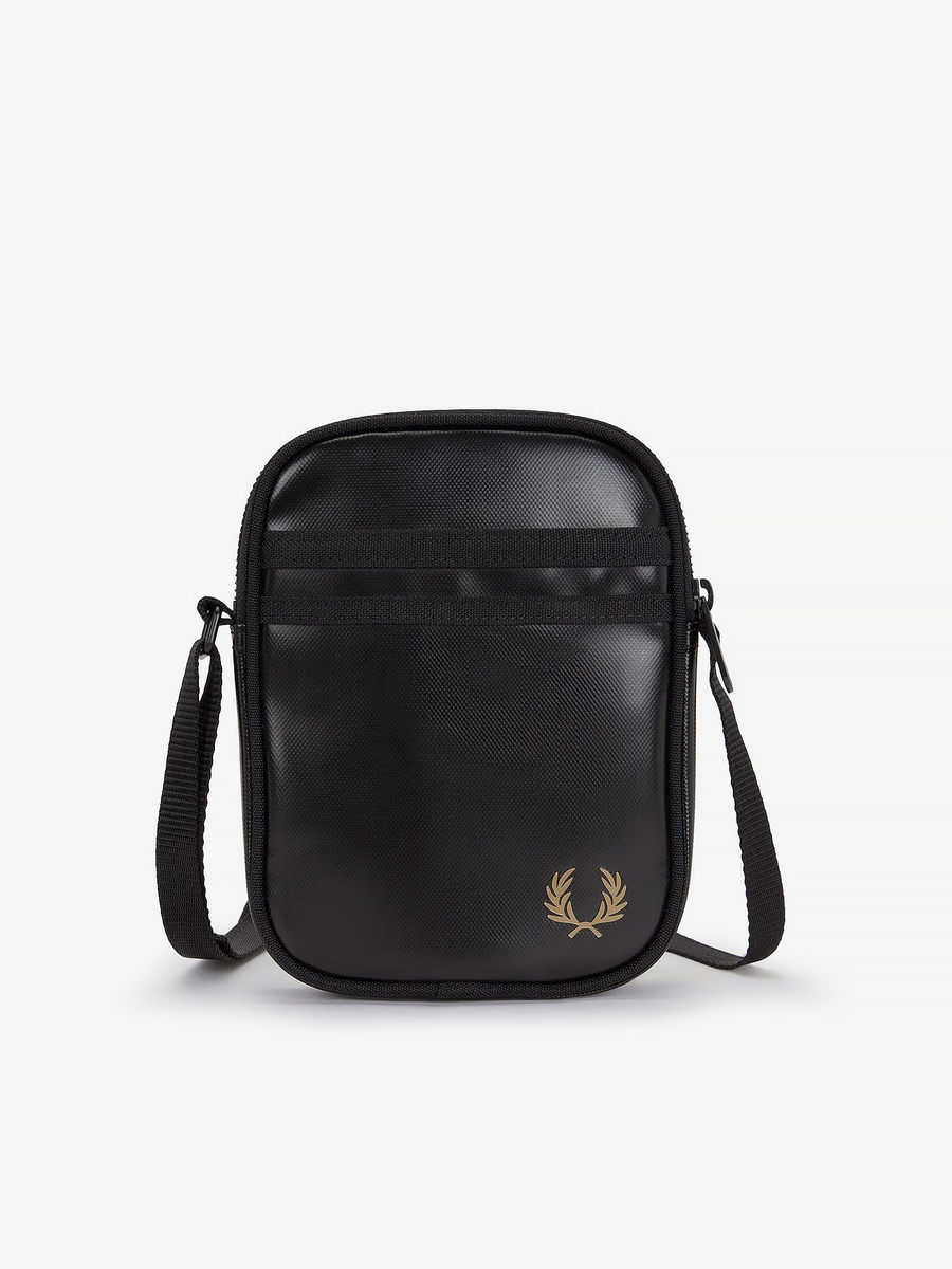FRED PERRY — Сумка Tonal Classic Small Side Bag Black/Gold