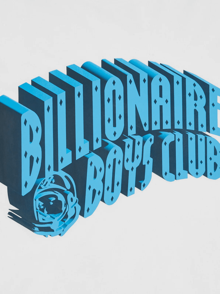 BILLIONAIRE BOYS CLUB — Футболка 3D Arch Logo White