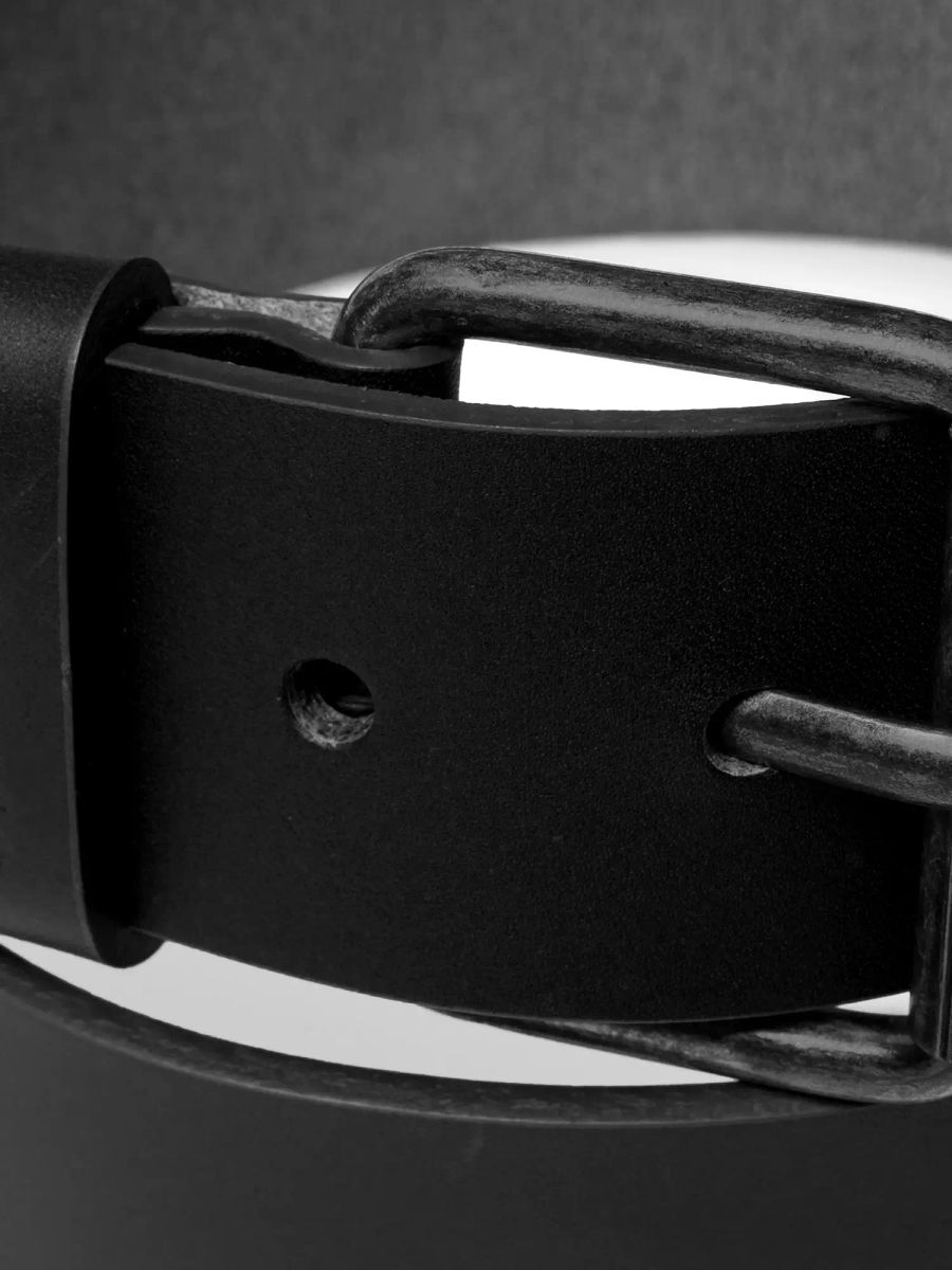 CARHARTT WIP — Ремень Script Belt Leather Black/Black