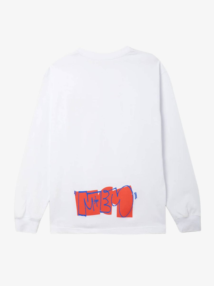МЕЧ — Лонгслив Graffiti ss25 White