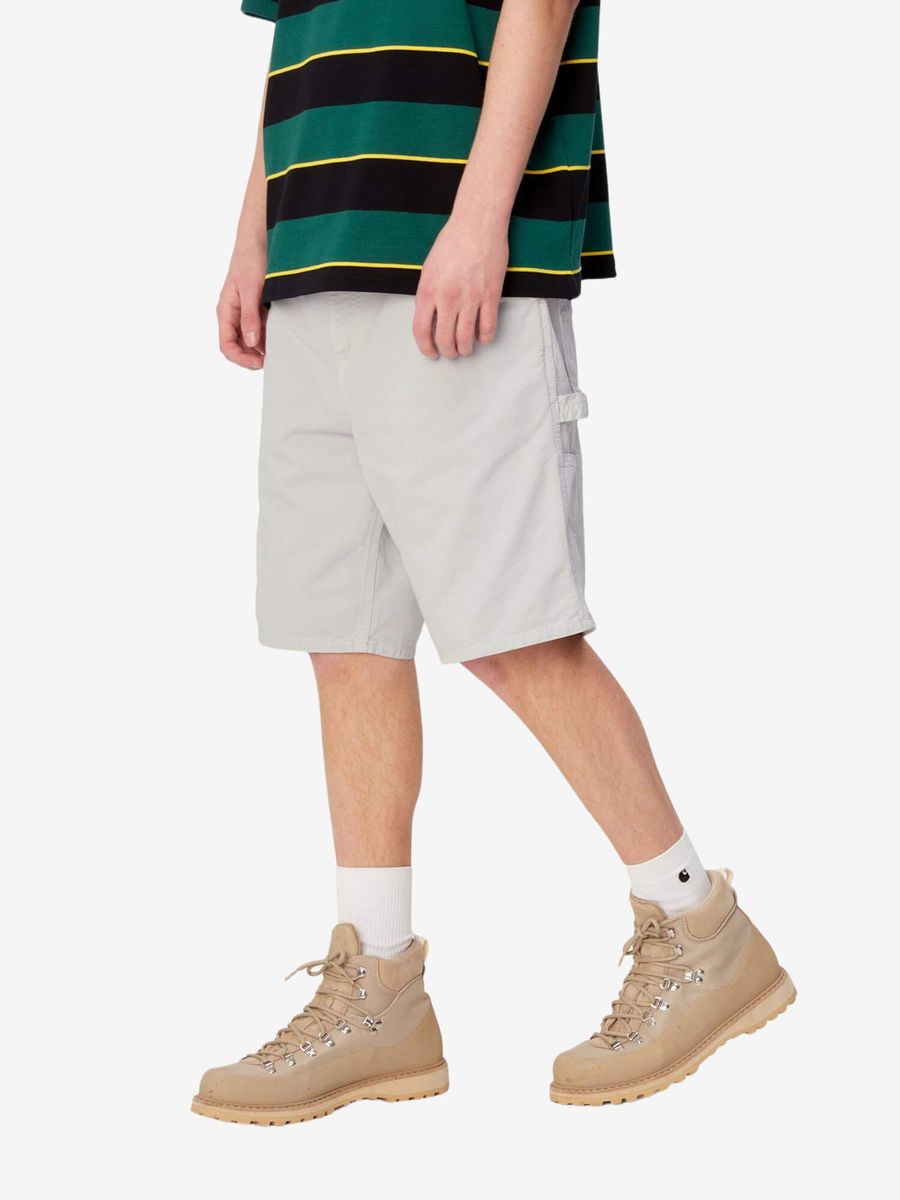 CARHARTT WIP — Шорты Single Knee Sonic Silver Garment Dyed