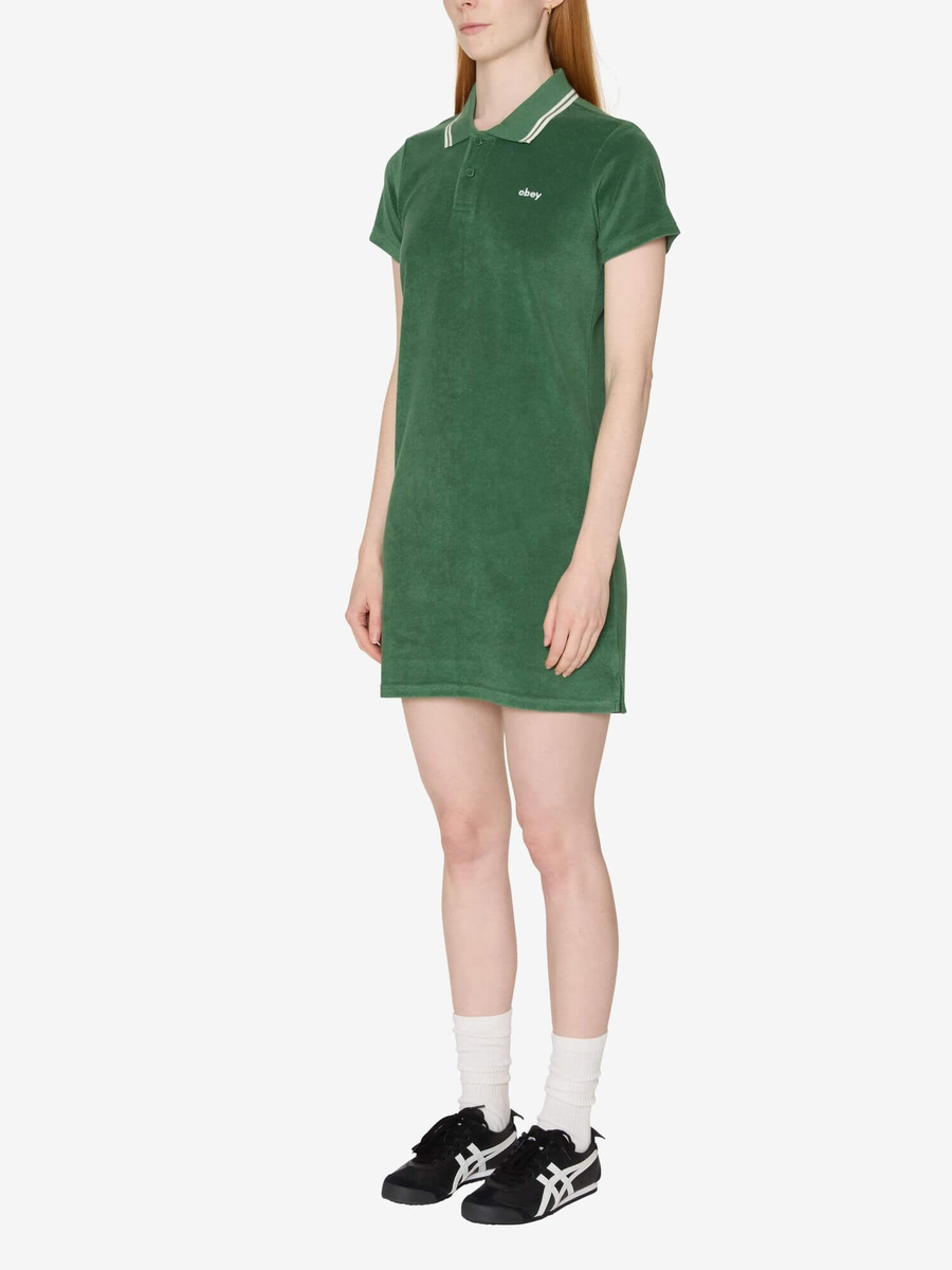 OBEY — Платье W Lucia Polo Dress Green