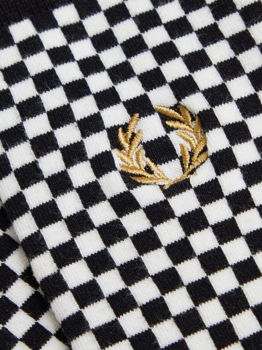 FRED PERRY — Носки Micro Chequerboard Sock Black