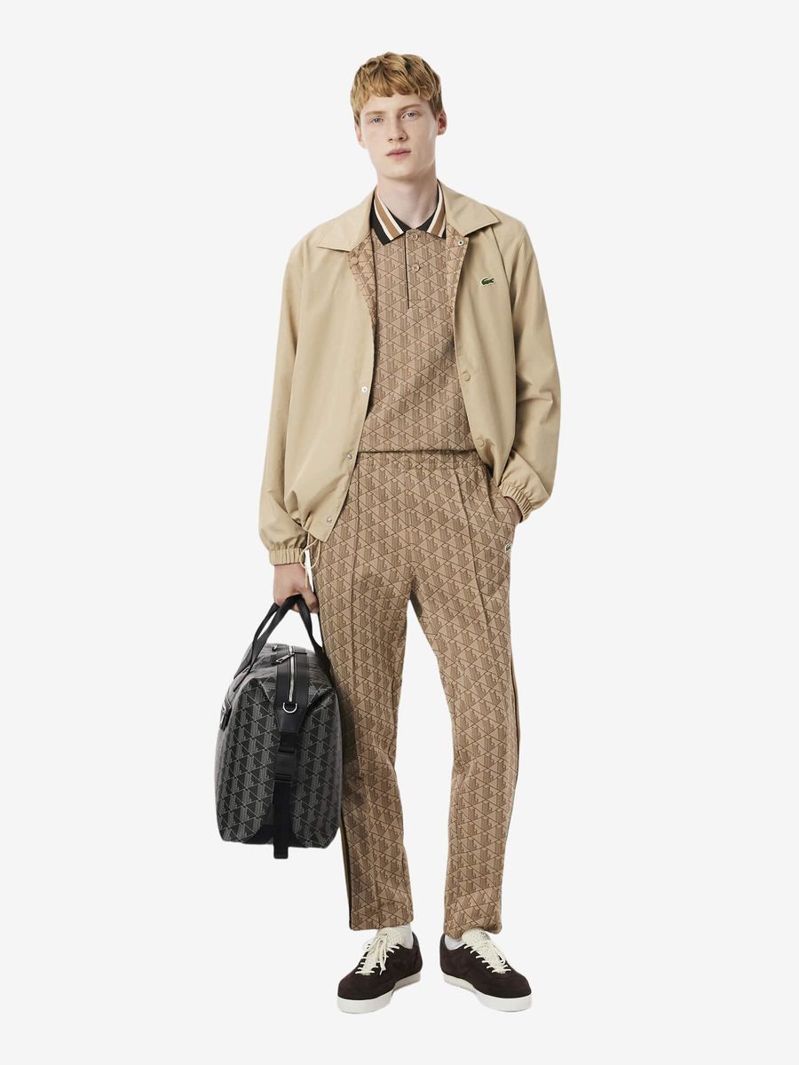 LACOSTE — Штаны Paris Regular Fit Monogram Brown