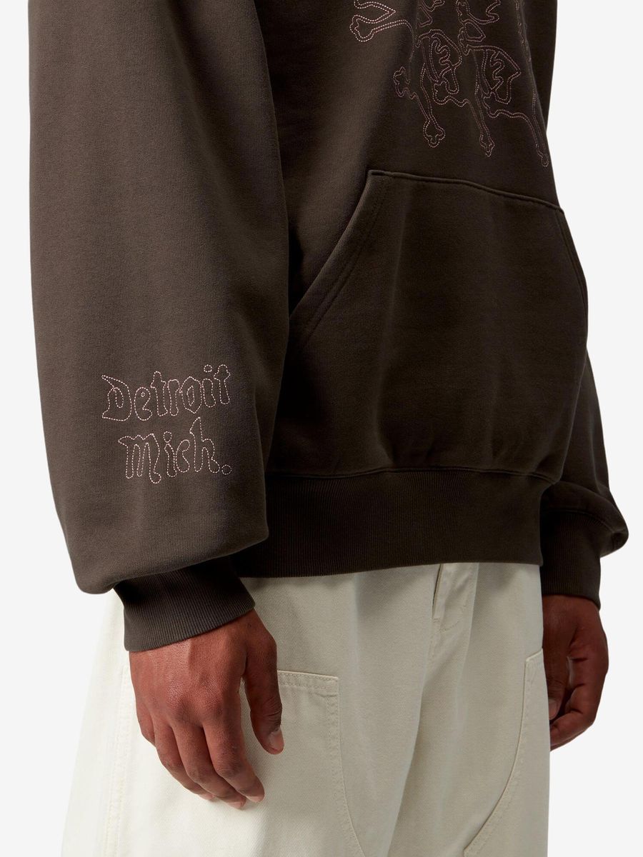 CARHARTT WIP — Худи Hooded Hackwork Sweat Vitola/Glassy Pink